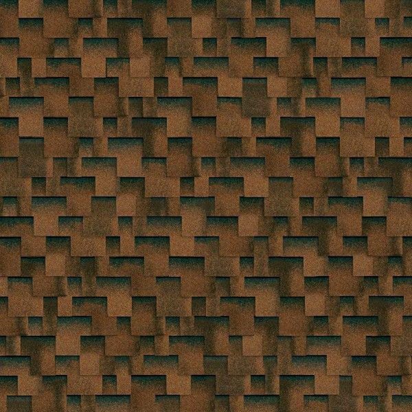 Гибкая битумная черепица Shinglas Ультра Фокстрот, миндаль